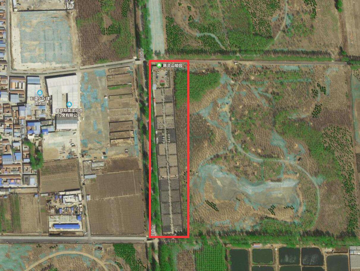 惠灵山陵园航拍