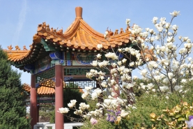 朝阳陵园亭子