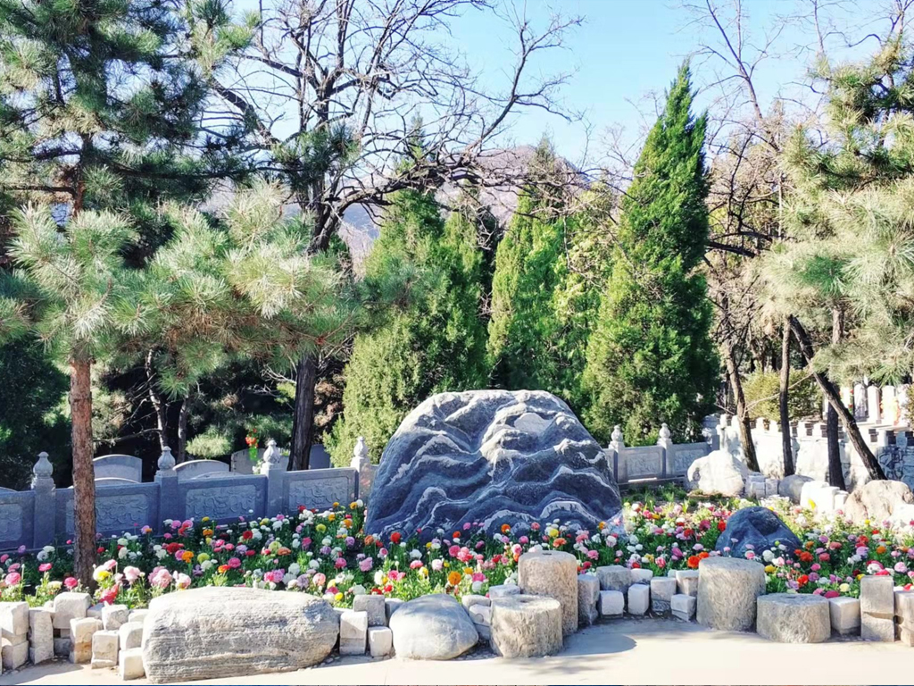 温泉墓园环境
