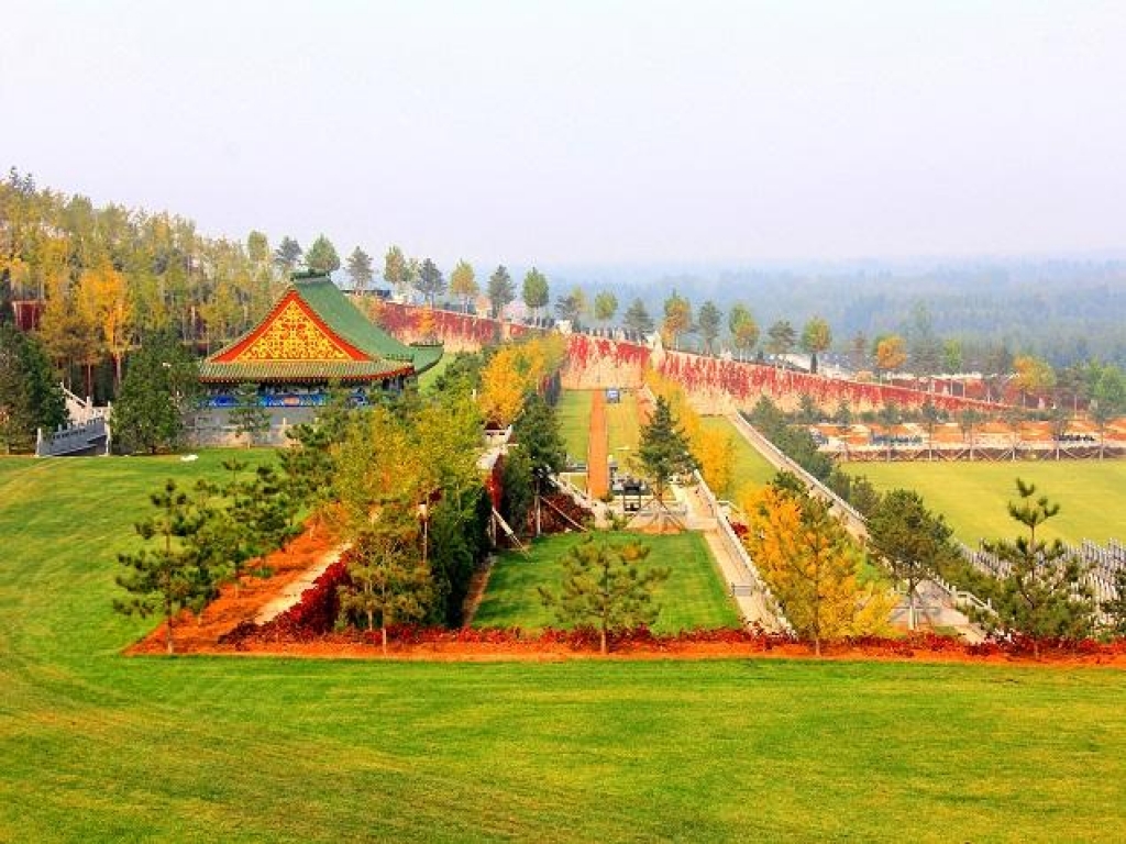 灵山宝塔秋季景